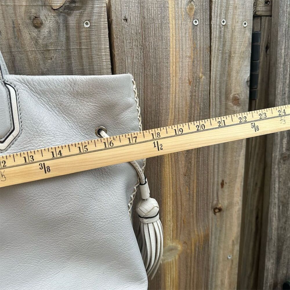 Kate Spade Pebbled Leather Tote Bag with Tassels & Zip Closure - Picture 14 of 14